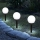 Set 3 x lampa solara 33 cm, senzor de lumina
