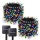 Set 2 x Instalatie solara 100 LED pentru exterior, Multicolor