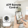 Camera Wireless Jortan Smart Home, Night Vision, Senzor de miscare