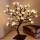 Copac decorativ cu flori de cires, 36 LED, Alb cald