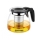 Ceainic din sticla, filtru din inox, capacitate 1100 ml, Skys Ertone