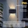 Lampa solara de perete 6 LED, lumina bidirectionala