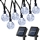 Set 5 x Instalatie solara LED 30 globulete, Alb rece