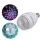 Set 2 x bec rotativ disco cu led multicolor RGB E27
