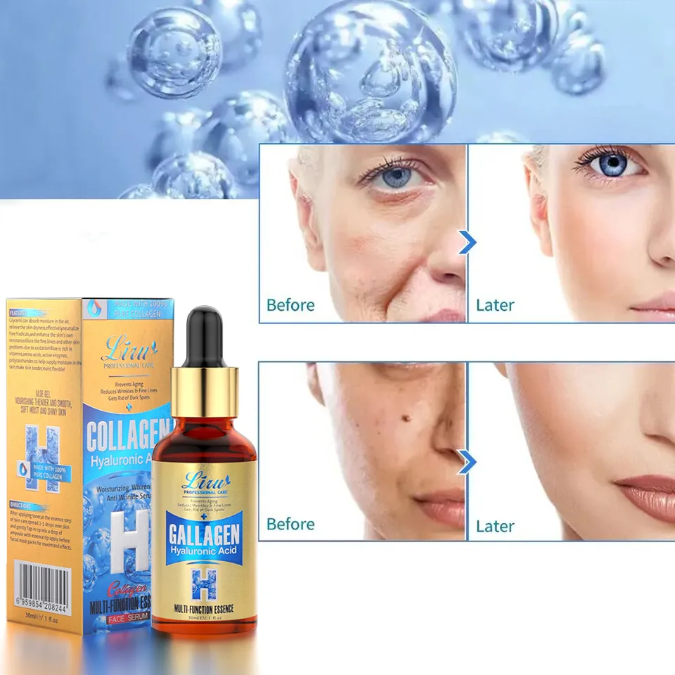 Set 3 x Ser facial cu colagen, 30 ml