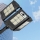 Lampa solara tripla 30 W, 264 LED SMD
