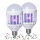 Set 2 x Bec antiinsecte, lampa UV impotriva tantarilor