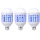 Set 3 x Bec antiinsecte, lampa UV impotriva tantarilor