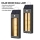 Set 2 x Lampa solara LED 33 cm, senzor miscare, 3 moduri de lumina