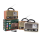 Radio Retro cu ceas analog, BT/USB/TF/AUX 1200 mAh