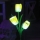Set 2 x lampa solara Lalele decorative, 70 cm, IP 66