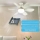 Lampa cu ventilator de tavan, 6 elice