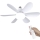 Lampa cu ventilator de tavan, 6 elice