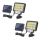Set 2 x Proiector solar 120 LED 6 COB, Senzor de lumina, Senzor de miscare