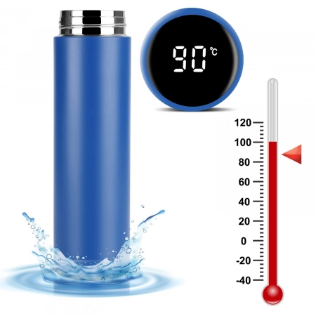 Set 2 x Termos Smart cu afisaj LED, 500 ml