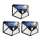 Set 3 x Lampa 100 LED cu panou solar, senzor de miscare