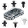 Set cleme 415 piese, clipsuri auto universale de fixare