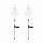 Set 2 x Lampa solara RGB pentru Craciun, IP 65