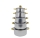 Set 10 piese: 5 oale inox, capace din sticla