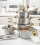 Set 10 piese: 5 oale inox, capace din sticla