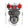 Camera supraveghere 3 camere video Wi-Fi, CCTV PTZ