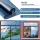 Set 2 x Autocolant geamuri, protectie UV, 45 x 300 cm