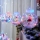 Instalatie LED 10 globuri cu Mos Craciun, 3 metri, Multicolor