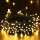Set 2 x Instalatie solara Alb cald, 100 LED, exterior