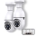 Set 2 x Camera Video Wi-Fi, Senzor de Miscare, Aplicatie Live