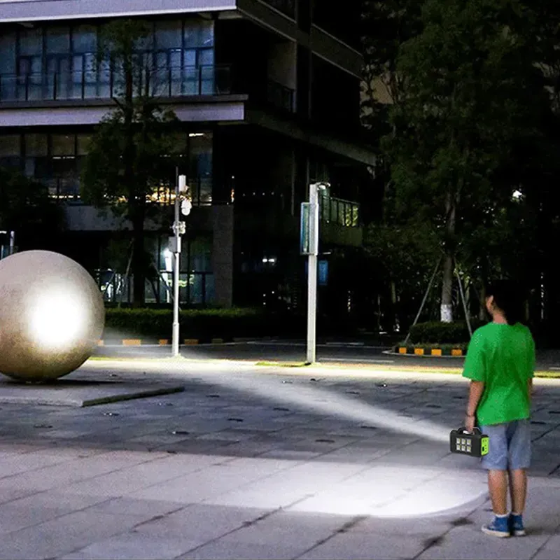 Kit iluminat solar GD-8077, proiector multifunctional