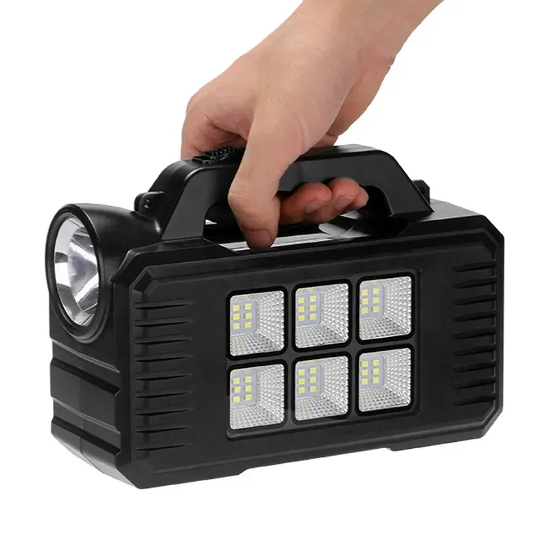 Kit iluminat solar GD-8077, proiector multifunctional