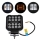 Set 2 proiectoare auto LED 48W DRL, 9-80V, IP 67