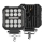 Set 2 proiectoare auto LED 48W DRL, 9-80V, IP 67