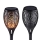 Set 2 x Lampa solara tip torta cu efect flacara, 50 cm