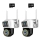 Set 2 x Camera Video 6MP, 42 LED, Vedere 360°, Wi-Fi, Card 32 GB