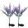 Set 2 x lampa solara, Lavanda