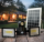 Proiector solar LED dublu 200 W cu Senzor de miscare, telecomanda