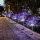 Set 2 x Lampa solara artificii cu suport metalic, 120 LED, multicolor