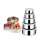 Set 10 caserole metalice cu capace din plastic