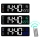 Ceas digital cu afisaj LED mare, 38.7 cm