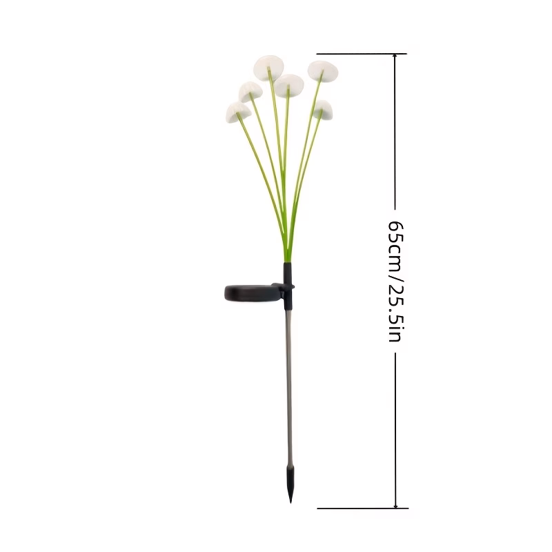 Set 2 x lampa solara 6 LED Jellyfish, Multicolor