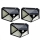 Set 3 x Lampa solara 100 LED Jortan, senzor de miscare