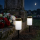 Set 2 x Candela solara LED, lumanare cu efect de flacara, Alb