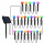 Lampa solara gradina cu 20 bulbi LED, Waterproof, Multicolor