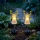 Lampa solara decorativa ingeras, rezistenta la intemperii