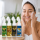 Set 2 x Spuma de curatare faciala cu perie din silicon integrata
