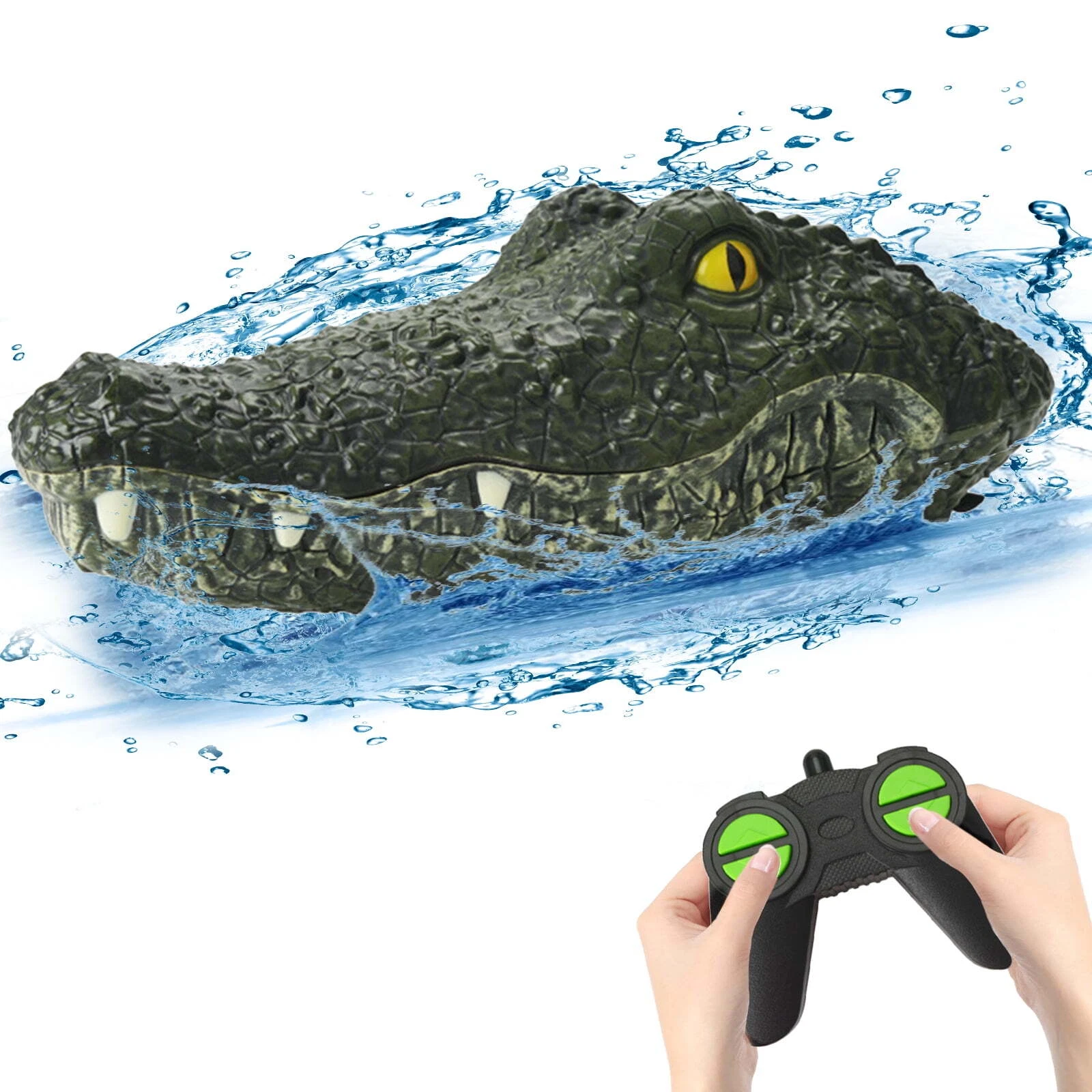 Barca crocodil cu telecomanda 2.4G