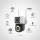 Set 2 x Camera Video Dual Lens 6MP, 42 LED, Vedere 360°, Wi-Fi, Card 32GB