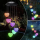 Decoratiune solara, 6 inimi LED, joc de lumini