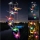 Decoratiune solara cu joc de lumini, 6 fluturi LED